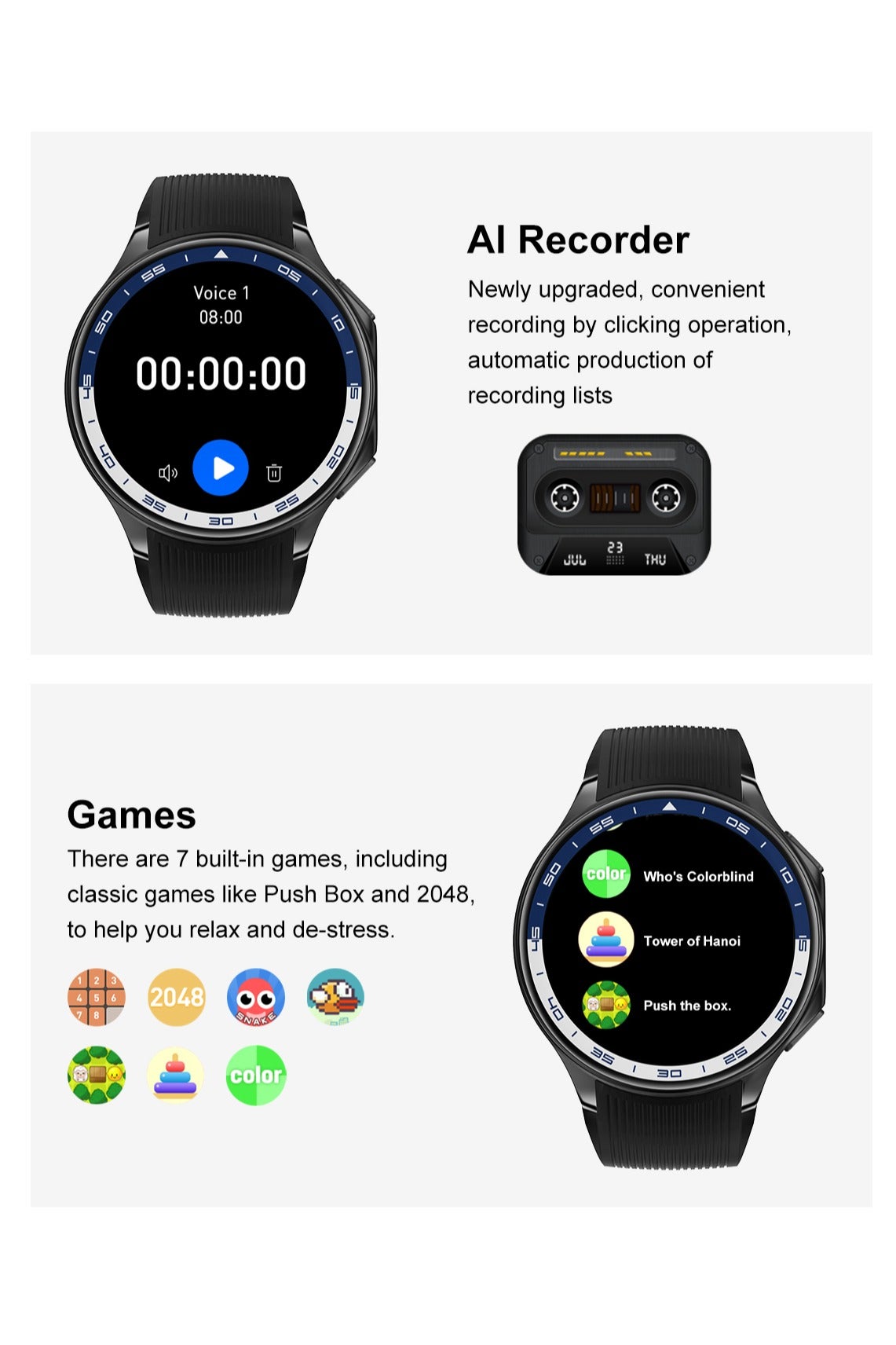 Rollstimi Dt Watch X Smart Watch - Black