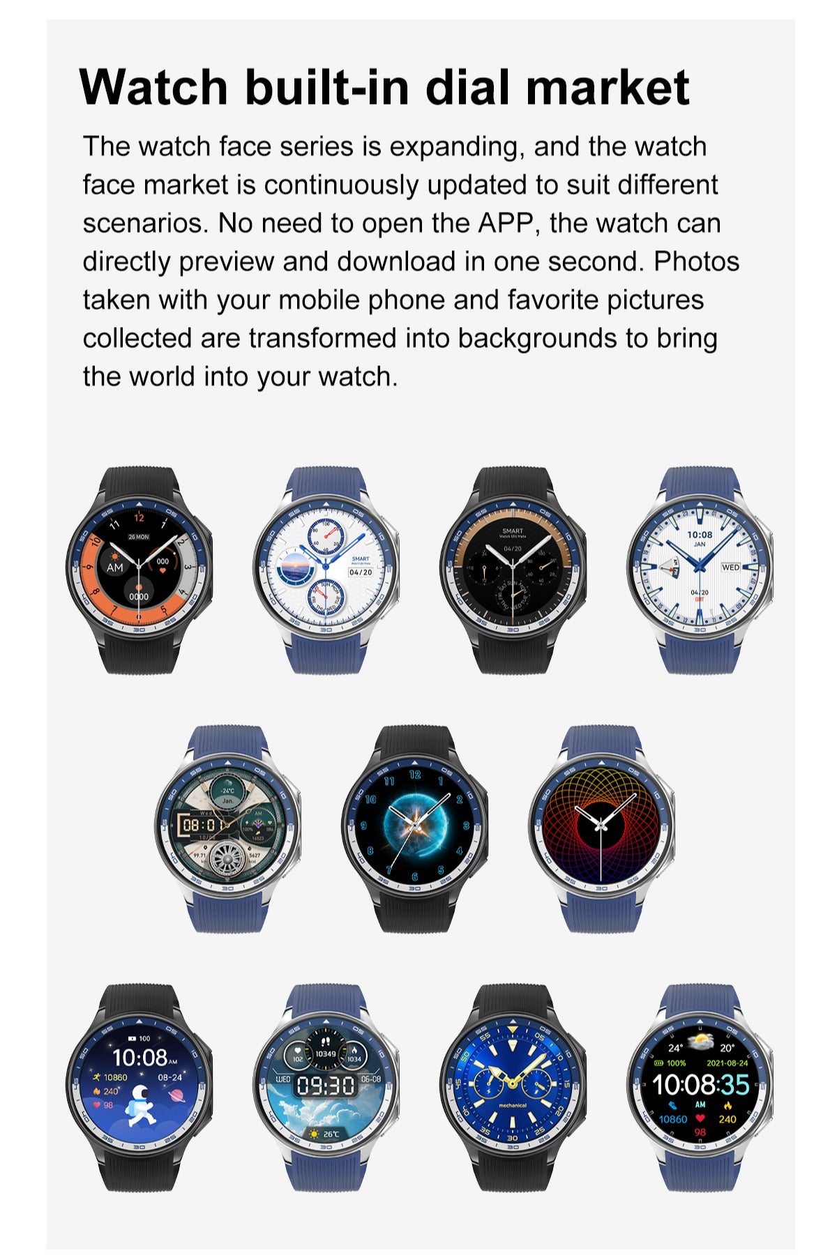Rollstimi Dt Watch X Smart Watch - Black