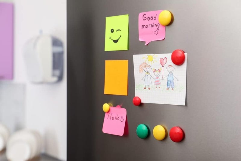 12 Pieces Colorful Fridge Magnets, Round Magnets Diameter 2cm for Whiteboard, Refrigerator, Office, School, Note Board 4 Colors - Image 4
