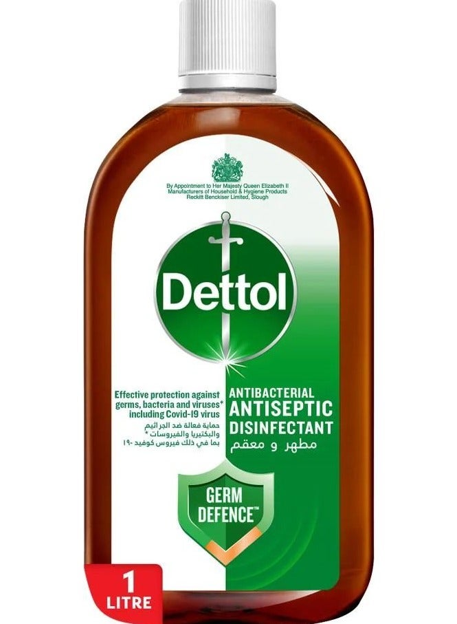 Dettol Antiseptic Disinfectant Liquid Brown 1Liters - Image 2