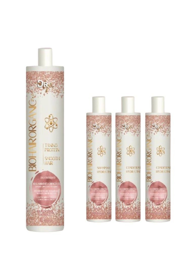 PROTEIN20 A set of 4 pieces, protein conditioner, shampoo 2, Biohair Organic, the first natural, recommended by the best hair experts in the world - Image 1