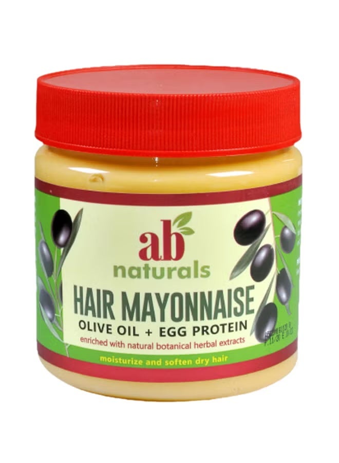 Ab Naturals Hair mayonnaise with olive oil and egg protein. Yellow