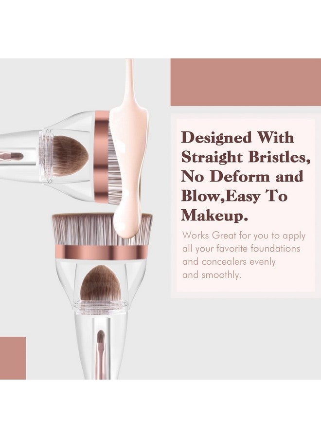 Daubigny Foundation Brush Daubigny Perfect Makeup Brush For Face Blush Liquid Powder Foundation Brush For Blending Liquid Cream Or Flawless Powder Cosmetics With Great Gift Case - Image 4