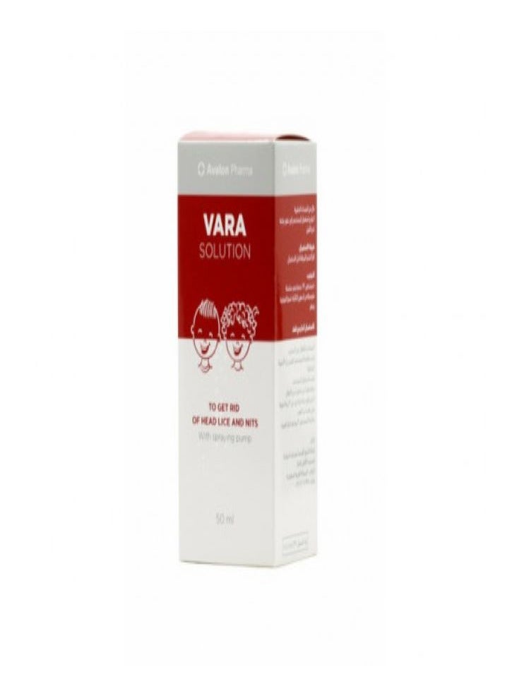 Avalon Pharma Vara solution to eliminate lice with spray - 50 ml 50ml - Image 1