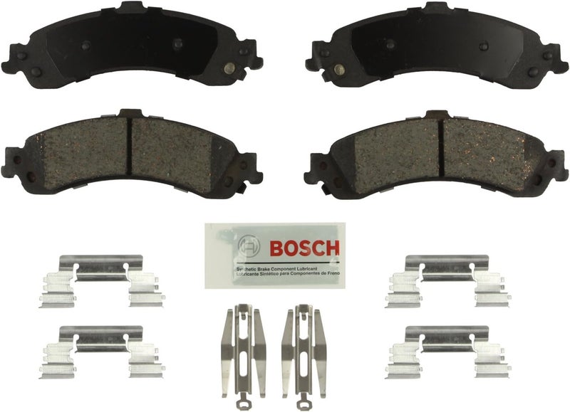 BOSCH BE834H Blue Ceramic Disc Brake Pad Set with Hardware - Rear - Image 1