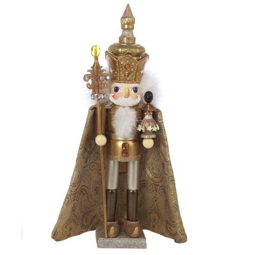 Kurt Adler 18Inch Hollywood Gold King Nutcracker
