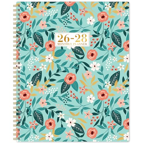 Feteulo 2026-2028 Monthly Planner - July 2026 - June 2028, 2 Year Monthly Calendar 2026-2028, 9" × 11" Calendar Monthly Planner, 24 Months, Tabs, Back Pocket, Twin-Wire Binding, Note Pages - Image 1
