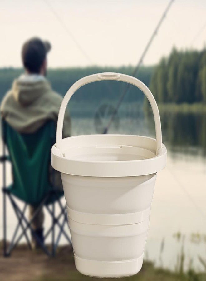 KATPOSIN 2.6 Gallon (10L) Collapsible Buckets,Large Capacity,Portable Foldable Water Pail for Outdoor Garden Cleaning, Car Washing, Camping, Fishing - Image 5