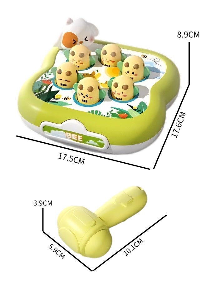 Vixplorn Toy hammer and whack-a-mole game, early childhood educational toys for infants and toddlers, parent-child interactive toys, portable whack-a-mole toys, gifts suitable for infants and toddlers, enlightenment toys - Image 2