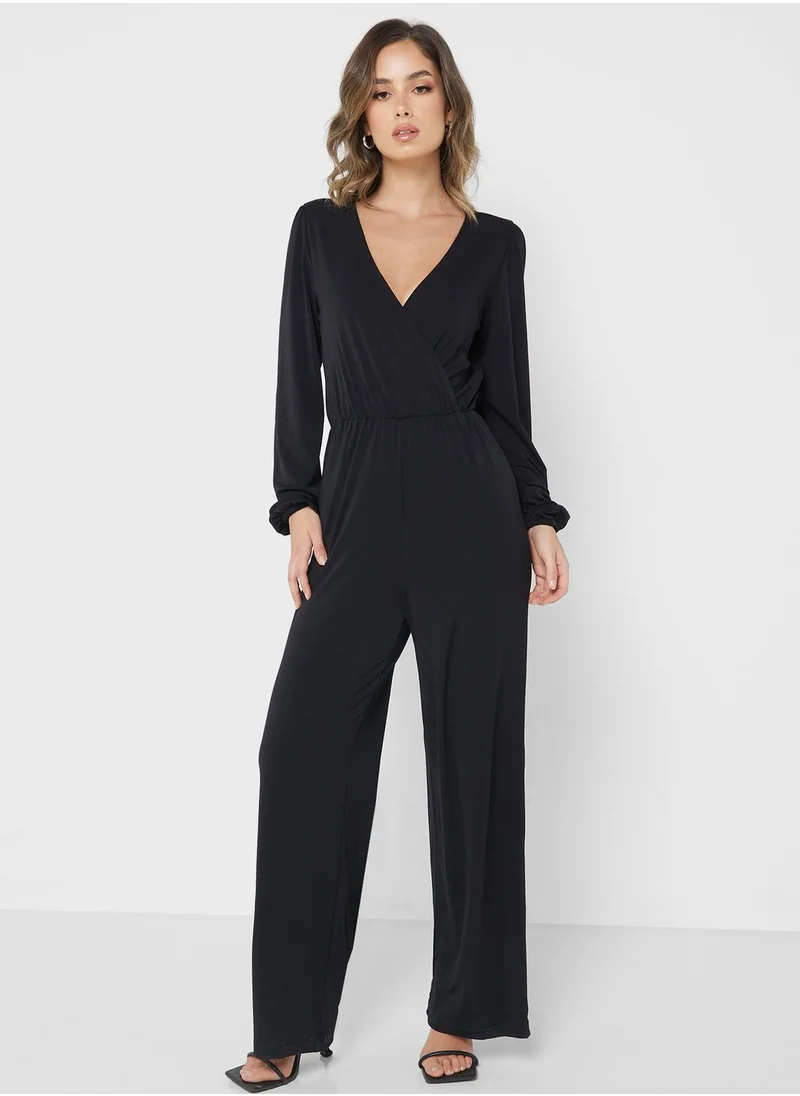 ONLY Surplice Neck Jumpsuit