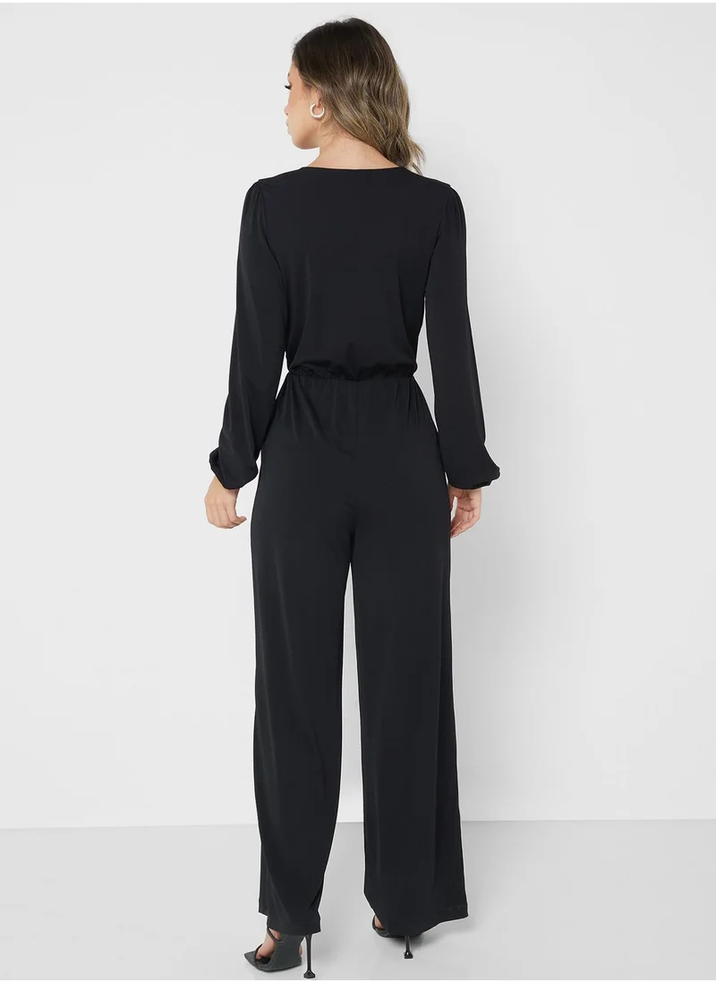 ONLY Surplice Neck Jumpsuit