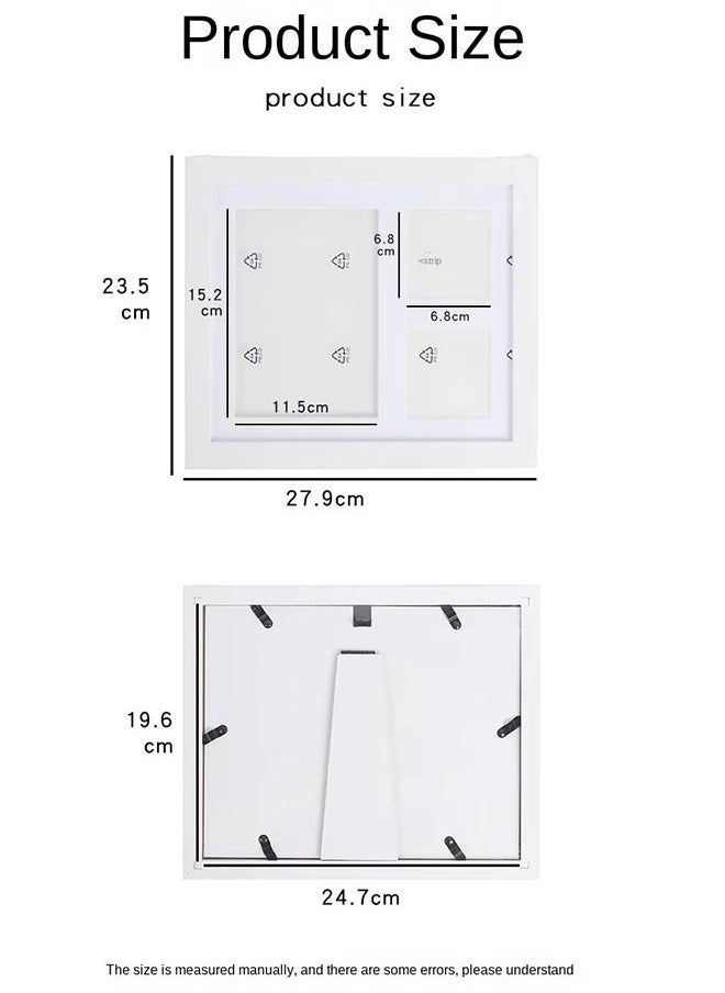 Bukela - Baby and Pet Handprint Footprint Frame with White Ink Pad, Complete DIY Kit for Precious First-Year Memories - Image 1