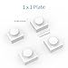 PIPART Pixel Bricks Mosaic Art Pieces Compatble with Major Brands 1x1 Plate 1000 Pieces 3024 Brick 1 White - Image 4