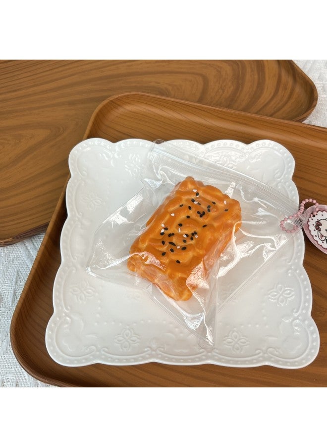 Loquat Food Grade Silicone Hand-Depressed Slow Rebound DIY Simulated Food Toy 【Shaqima】 Ready To Pinch-Color:Default - Image 1