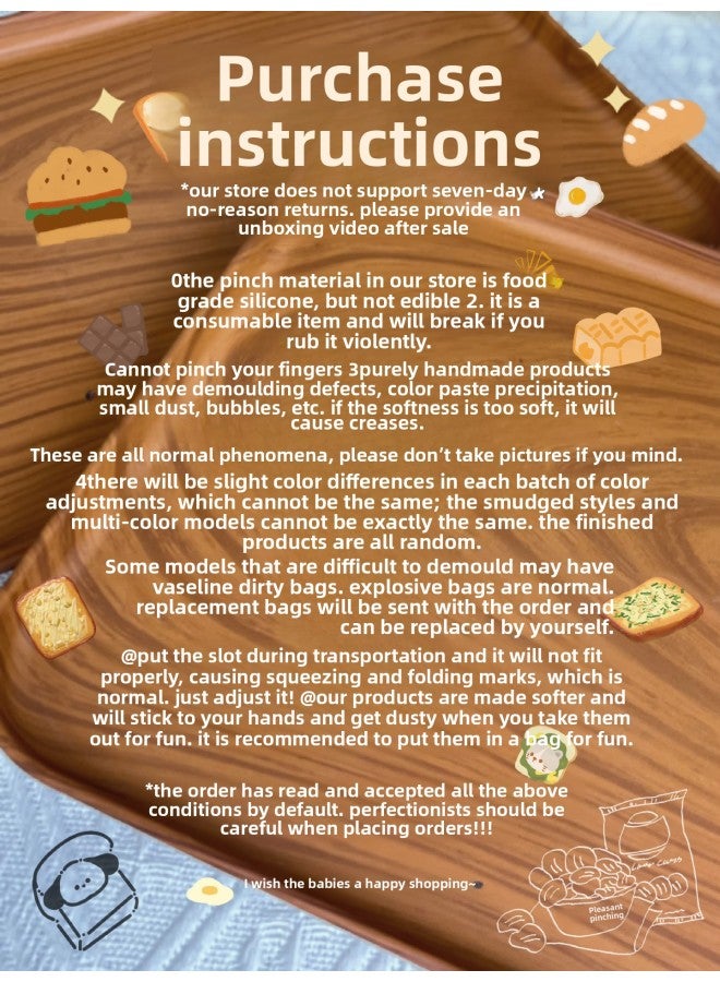 Loquat Food Grade Silicone Hand-Depressed Slow Rebound DIY Simulated Food Toy 【Shaqima】 Ready To Pinch-Color:Default - Image 2