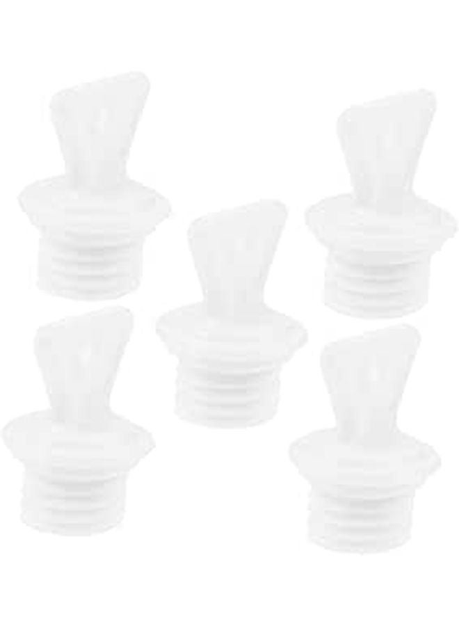5pcs Plastic Leakproof Hot Water Bottle Replacement Caps Sealing Stoppers for Cold Therapy - Image 1