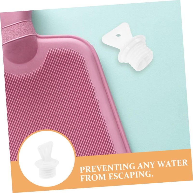 5pcs Plastic Leakproof Hot Water Bottle Replacement Caps Sealing Stoppers for Cold Therapy - Image 4