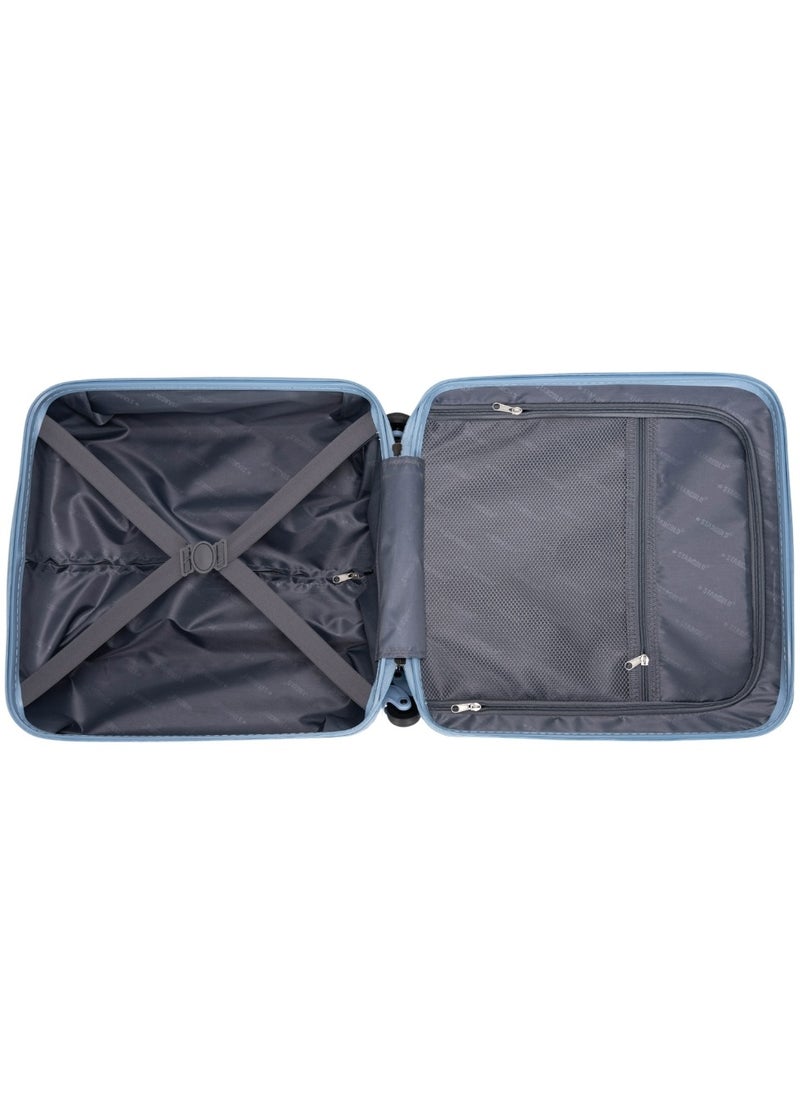 Single Hardside Spinner 4 Wheels Cabin Trolley Luggage With Number Lock 16 Inches