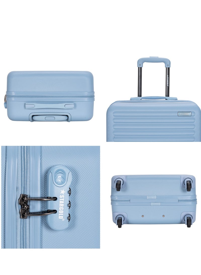Single Hardside Spinner 4 Wheels Cabin Trolley Luggage With Number Lock 16 Inches