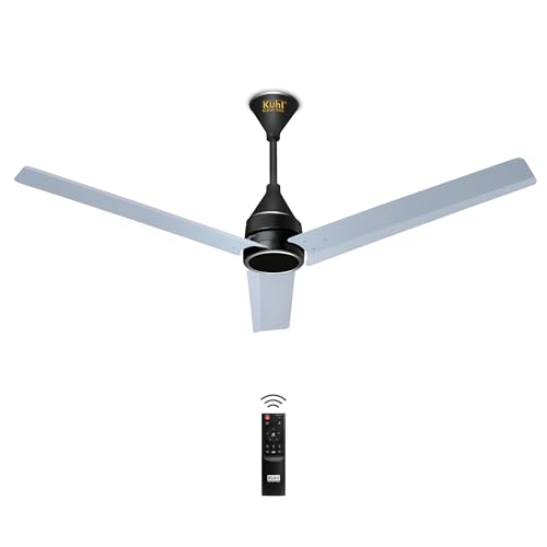 KUHL Arctis A4 1200 mm BLDC 65% Power Saving BLDC Ceiling Fan With Remote | BEE 5 Star Rated & ISI Marked | High Air Flow | 5 Year Warranty on Motor | Silver Mist - Image 1