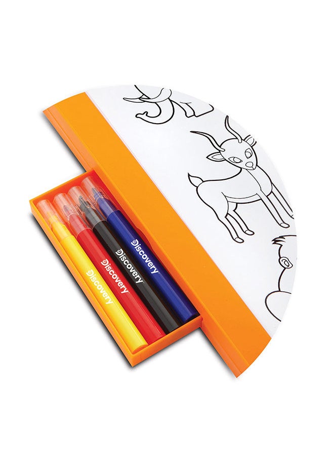 Discovery LED Tracing Board Tablet STEM Toy 26 piece Set Drawing Board for Kids 3+ Years  - Image 2