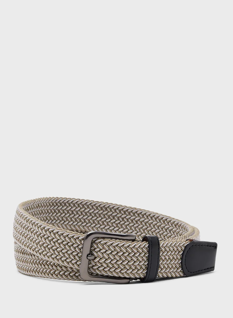 سفنتي فايف Weaved Free Size Casual Slim Fit Belt
