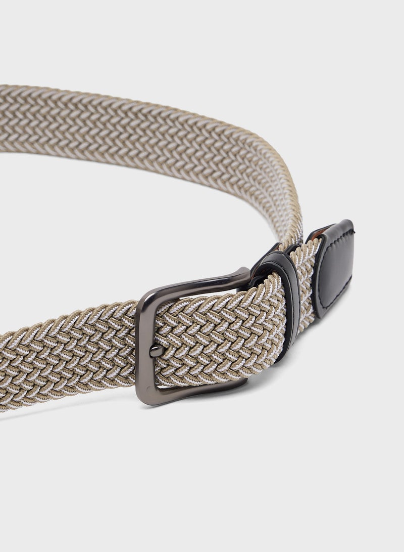 Seventy Five Weaved Free Size Casual Slim Fit Belt - Image 2