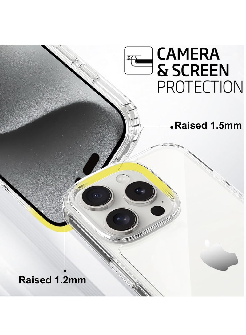 BORTONY iPhone 16 Pro Max Case 6.9 inch Soft Clear TPU Non-Yellowing iPhone 16 Pro Max Cover Anti-Scratch Shockproof Protective Case Compatible with iPhone 16 Pro Max - Image 3