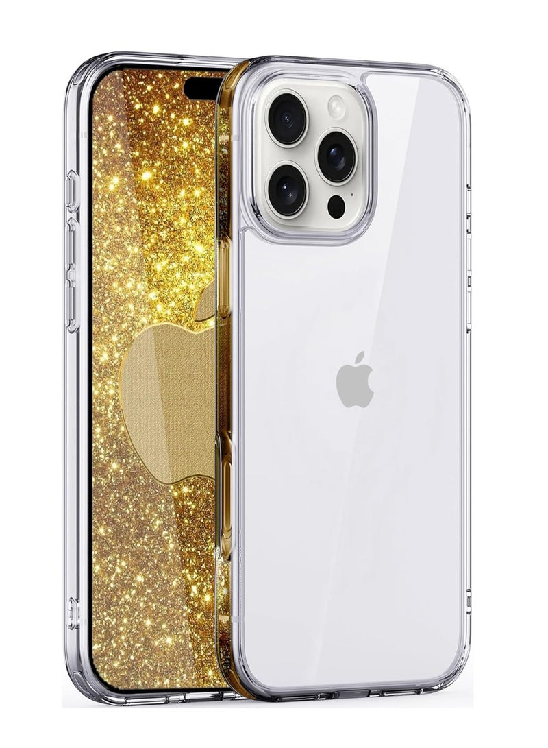 BORTONY iPhone 16 Pro Max Case 6.9 inch Soft Clear TPU Non-Yellowing iPhone 16 Pro Max Cover Anti-Scratch Shockproof Protective Case Compatible with iPhone 16 Pro Max - Image 1