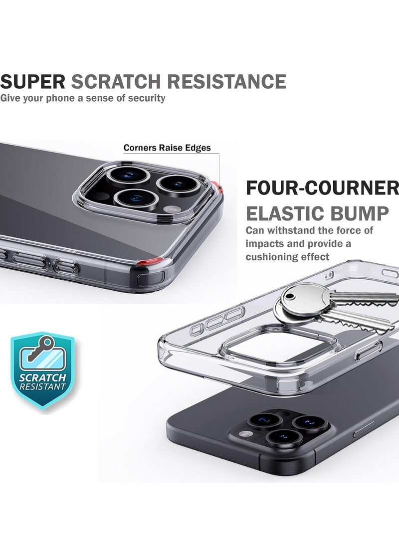 BORTONY iPhone 16 Pro Max Case 6.9 inch Soft Clear TPU Non-Yellowing iPhone 16 Pro Max Cover Anti-Scratch Shockproof Protective Case Compatible with iPhone 16 Pro Max - Image 4