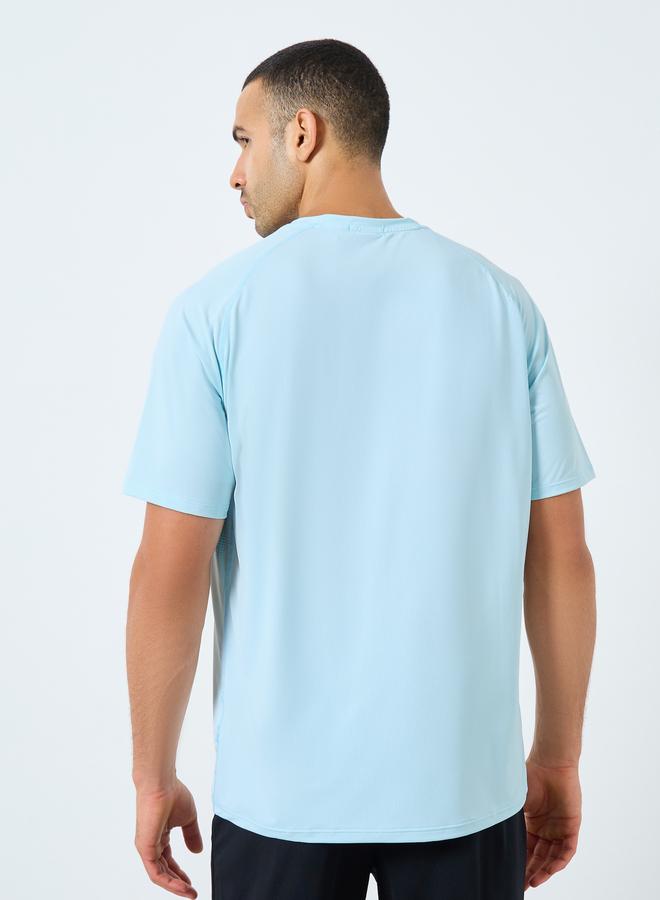 Styli Active Regular Fit Active T-Shirt with Front Print - Image 5