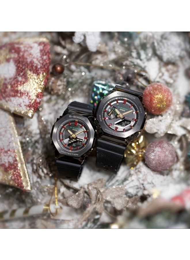 CASIO G-Shock Metal Covered Octagonal Analog-Digital Watch GM-2100CH-1APR  - Image 4