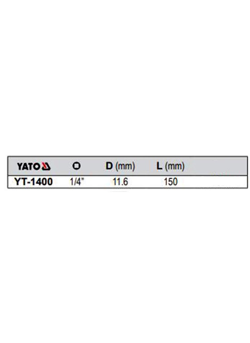 Yato Yato YT1400 Flexible Extension CordExtension Bar drill driver shaftExtension bar Set for ScrewdriverExtension Bar 14 38Power ToolsIndustrial ToolsMechanical Tools kitChromiumCrV50BV30  - Image 4