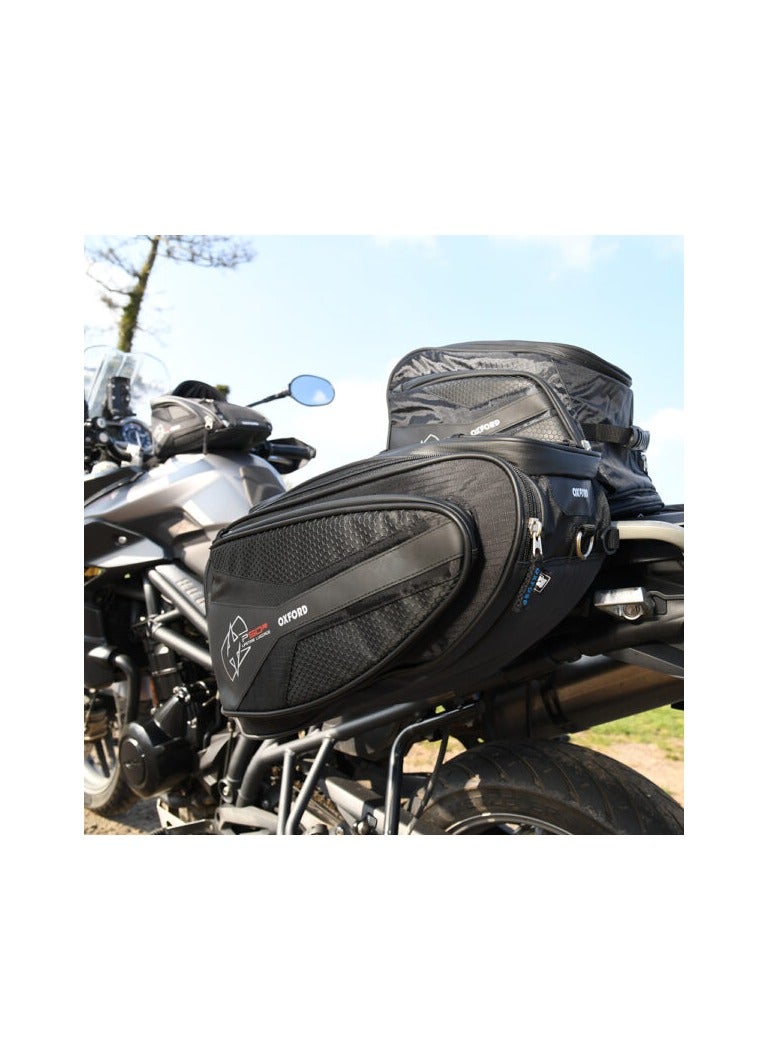 Oxford OXFORD 50 Litre Panniers Luggage Carrier Motorcycle Saddle Bag  - Image 3