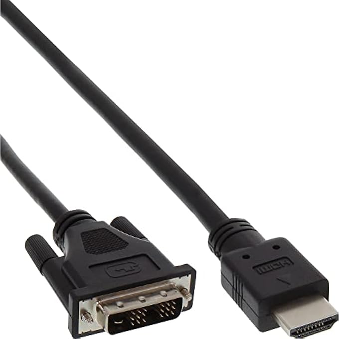 INLINE 17664E HDMI DVI ADAPTER CABLE HDMI MALE TO DVI 18+1 MALE 1.5 M - Image 1