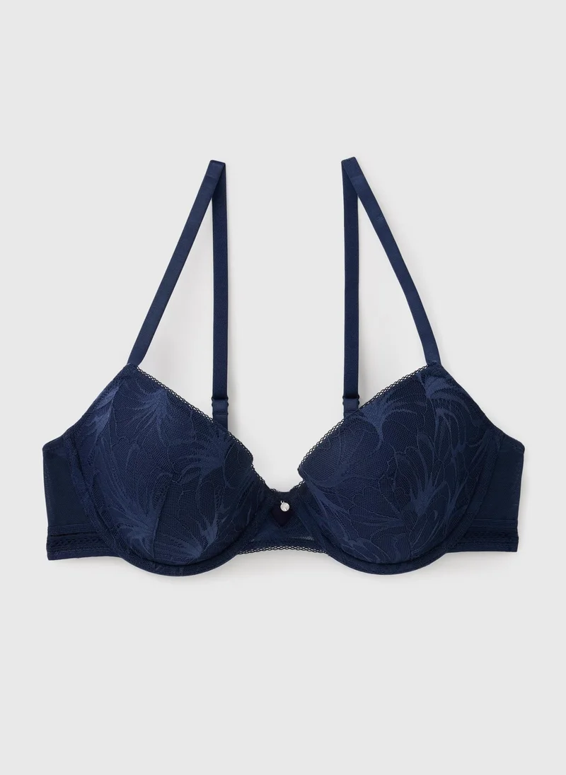 Matalan Blue Blue Lace Co Ord Bra for Women | Best Price UAE