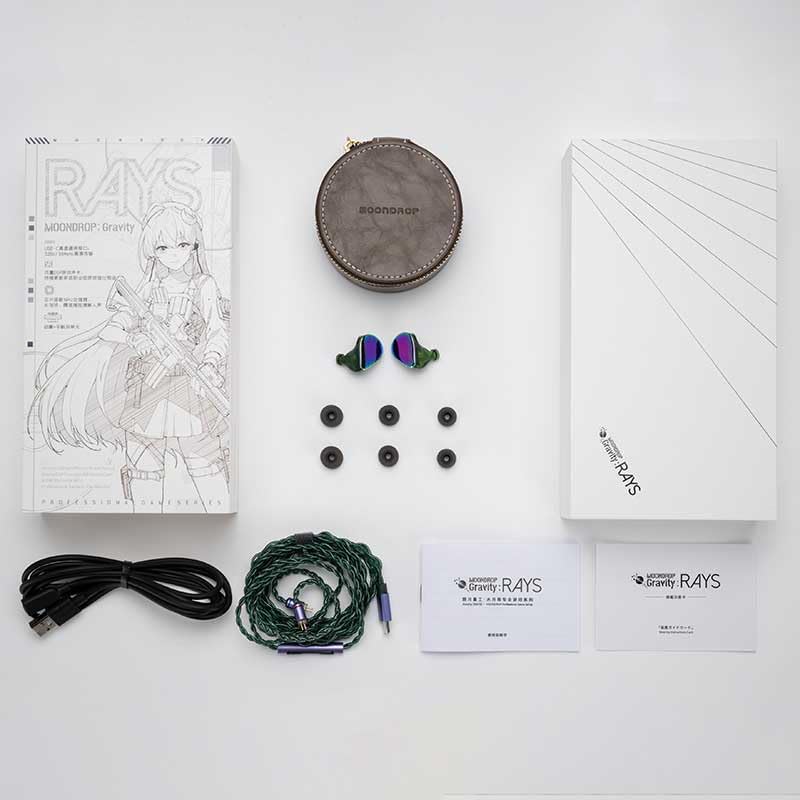 Moondrop Rays Gaming Earphones USB-C DSP Game Sound Card lEMs Co-Tuned with Many Professional Players - Image 5