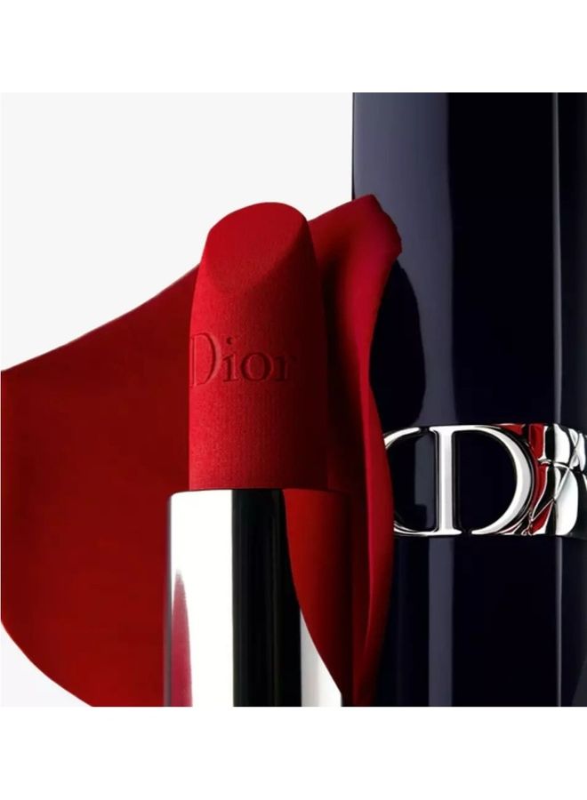 Dior Rouge Dior 909 Rouge Baby Velvet Red - Image 2