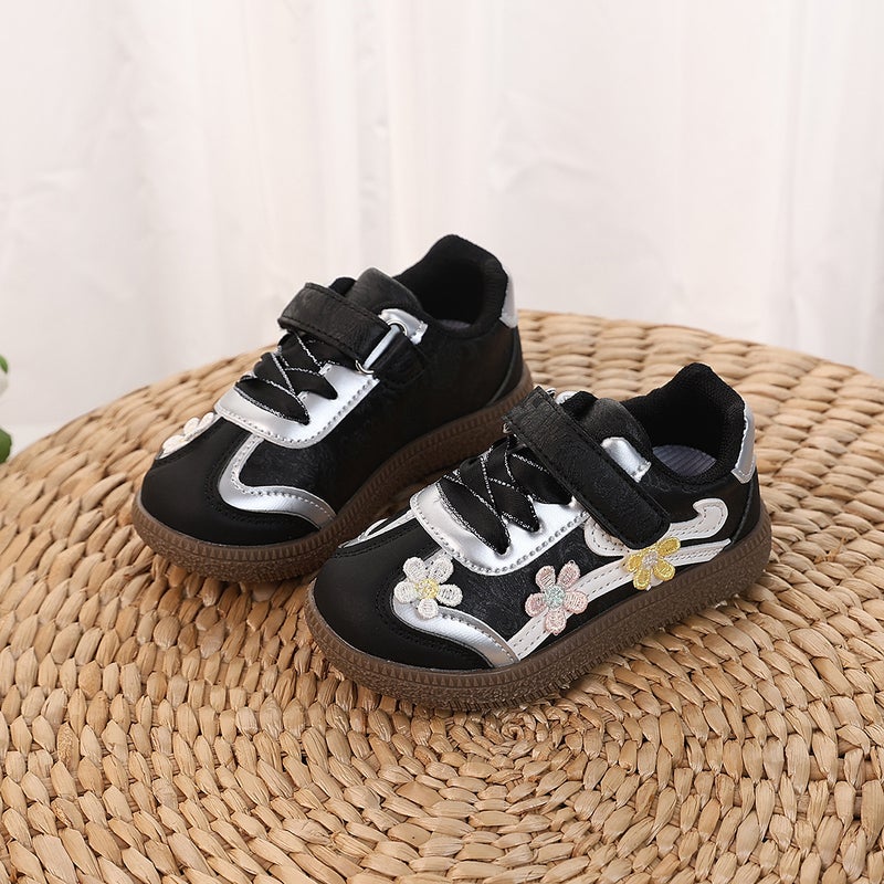 2025 Spring New Girls' Fashionable Non-Slip Lightweight Shoes Boys' Sports Soft Sole Training Shoes - Image 4