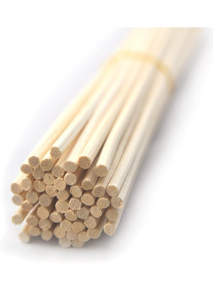 50 قطعة الراتان القصب ناشر استبدال تعبئة العصا (12 "x4mm، اللون الطبيعي) - Image 3