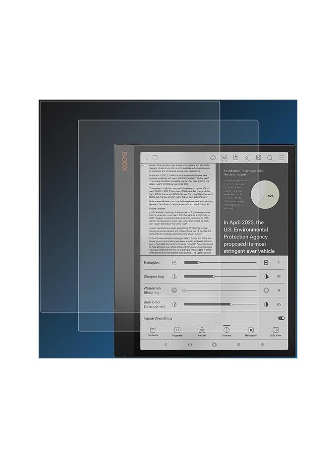 2-Pack Matte Screen Protector Compatible with Onyx Boox Note Air 4 C Tablet 10.3 inch (2024) Anti Fingerprint Matte Skin PET Film for Boox Note Air4 C - Image 1