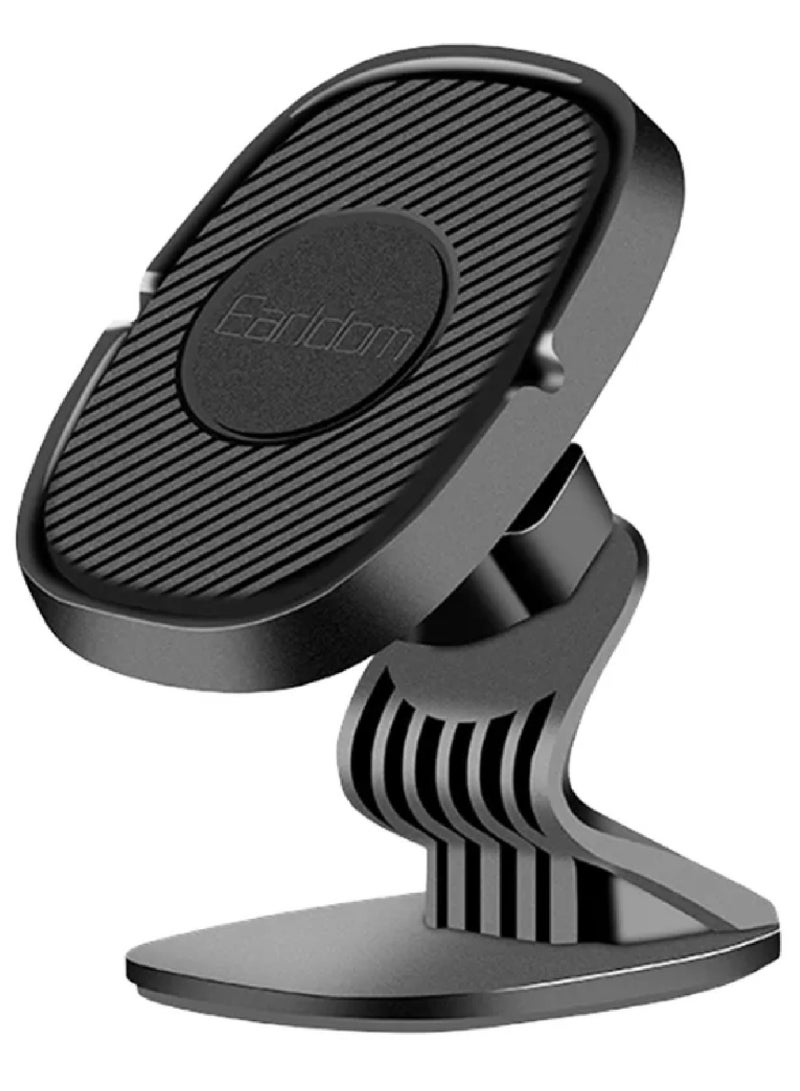 Earldom حامل الهاتف المحمول المغناطيسي 360 درجة باللون الأسود - Image 1