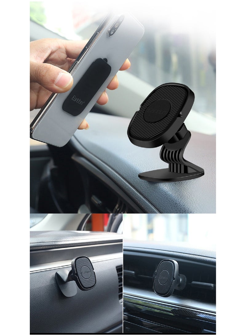 Earldom حامل الهاتف المحمول المغناطيسي 360 درجة باللون الأسود - Image 5