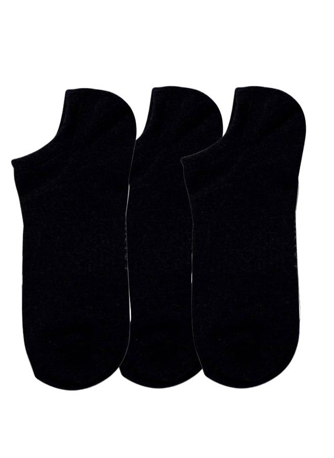 Future future socks low cut pack of 3 black size 31-35 cotton  - Image 1