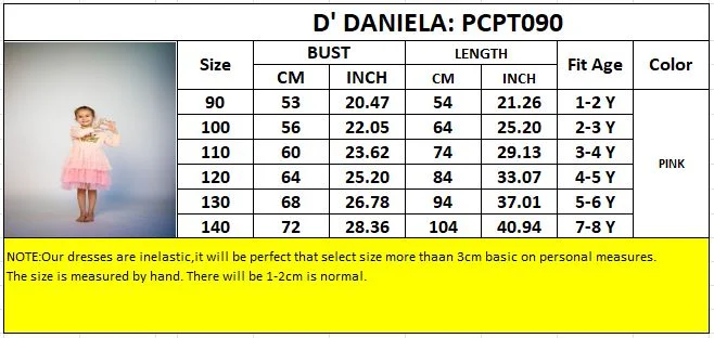 D'Daniela D' Daniela - Princess Casual Dress Tutu - Pink