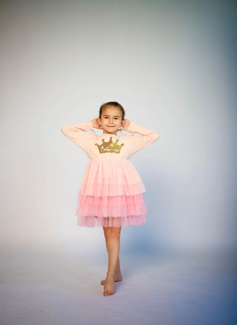 D'Daniela D' Daniela - Princess Casual Dress Tutu - Pink