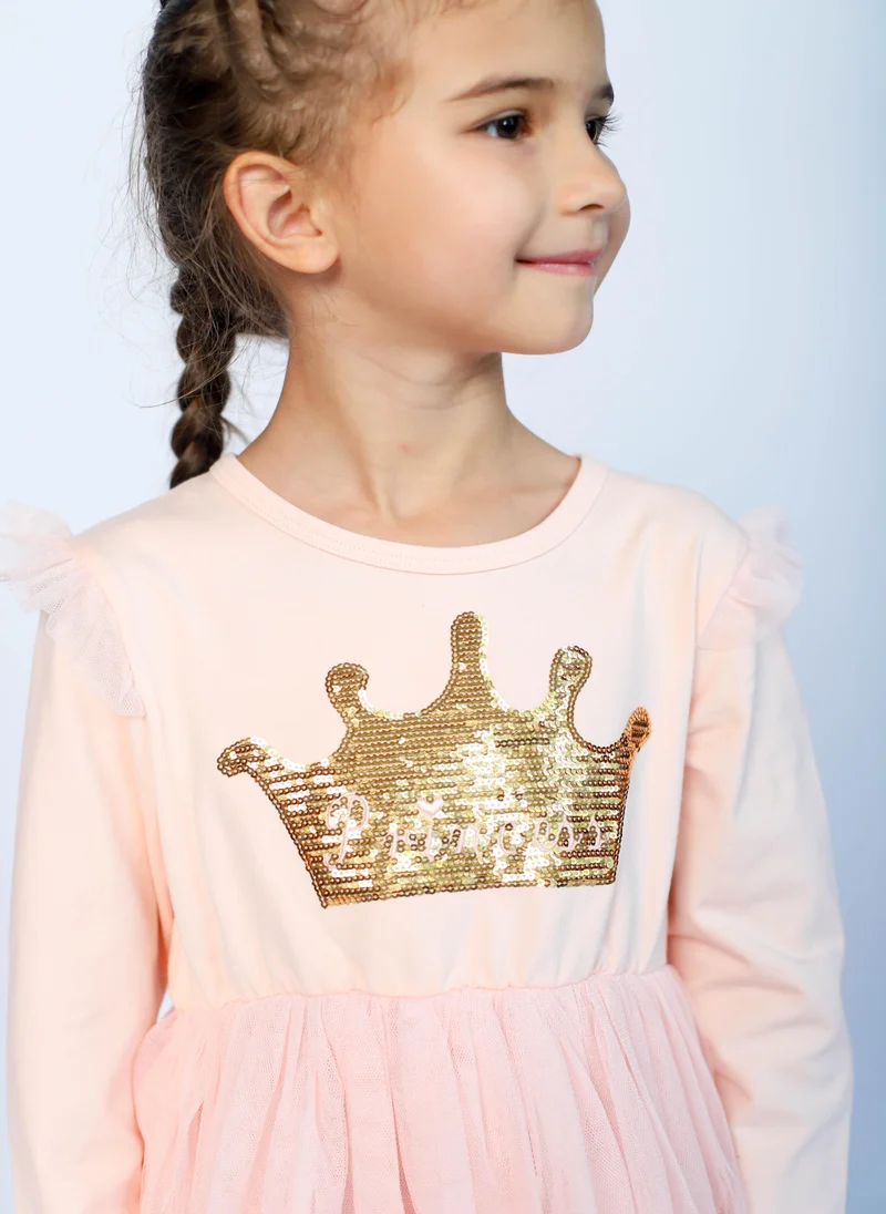 D'Daniela D' Daniela - Princess Casual Dress Tutu - Pink