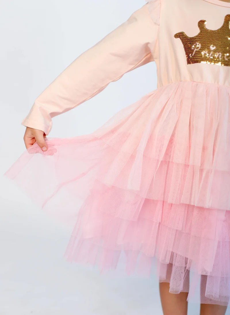 D'Daniela D' Daniela - Princess Casual Dress Tutu - Pink