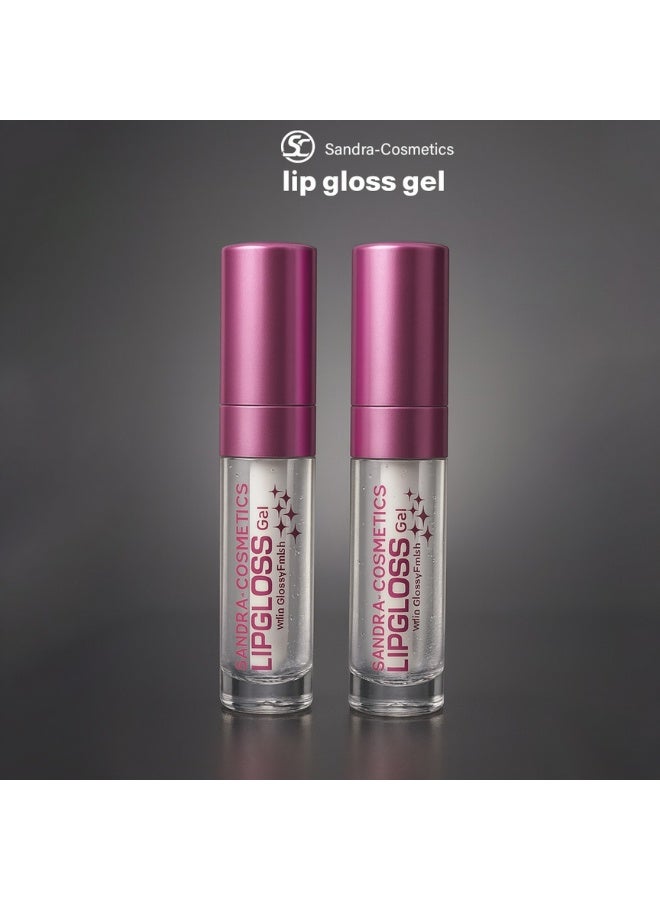 ساندرا ملمع شفاه جل مرطب من ساندرا كوزميتكس (Lip Gloss Gel) – تركيبة تدوم طويلاً بلمسة نهائية فائقة اللمعان وجذابة – ينعم الشفاه ويغذيها ويمنع التشقق (ليل ونهار) – جلوس شفاه لامع ومرطب بالسكويلان لإطلالة ممتلئة. - Image 3