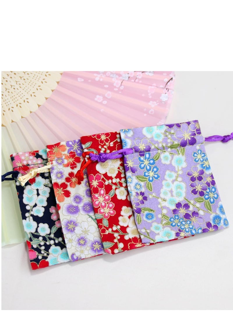 SYOSI 20Pcs Silk Drawstring Bag, Embroidered Drawstring Jewelry Pouch Bag, Jewelry Bag Candy Sachet Bags, Drawstring Gift Bags, Jewelry Crystal Bag, Present Package Bag, for Wedding Party Favors DIY - Image 3